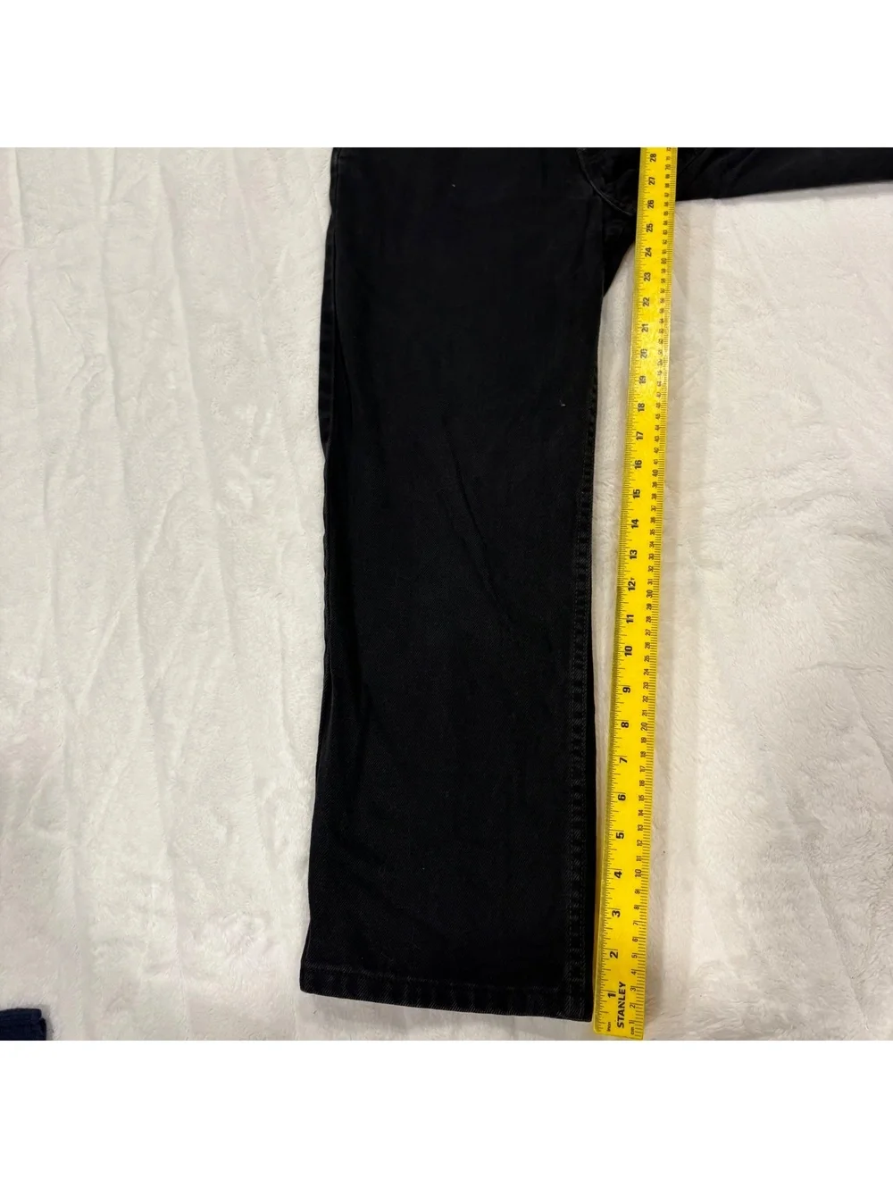Levi's Black Denim Class Jeans Men's Waist 33 in 32L Cotton Casual Classic Fit
